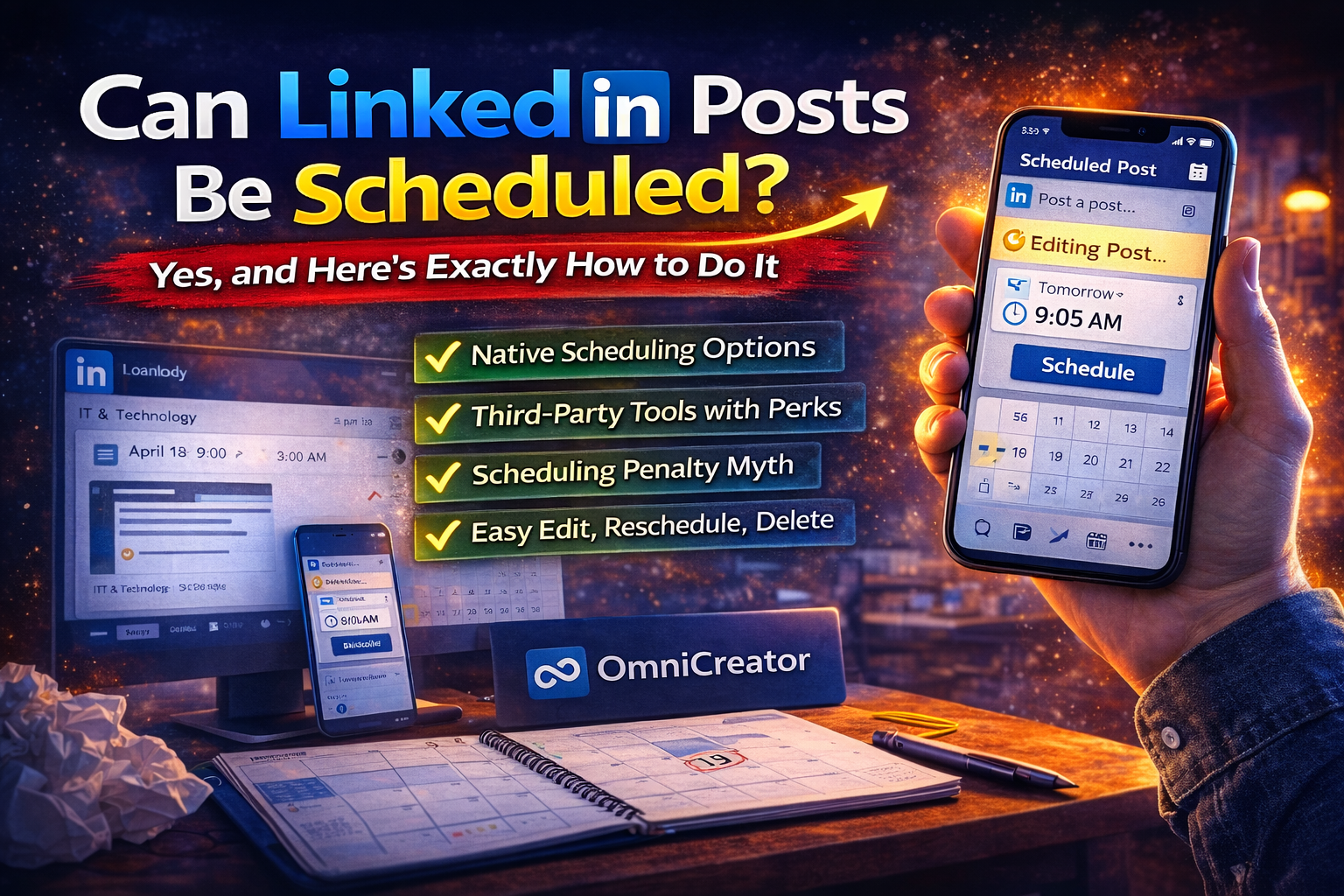 Can LinkedIn Posts Be Scheduled? Yes, and Here's Exactly How