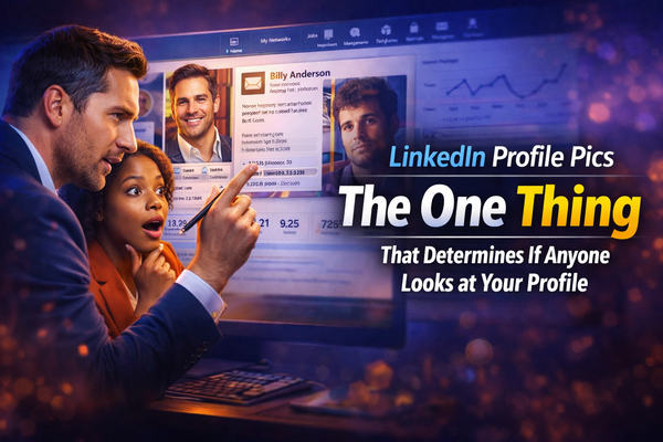 LinkedIn Profile Pics: The One Thing That Determines If Anyone Looks at Your Profile